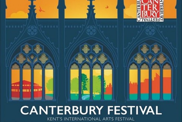 Foto del diseño publicitario del Festival de Canterbury