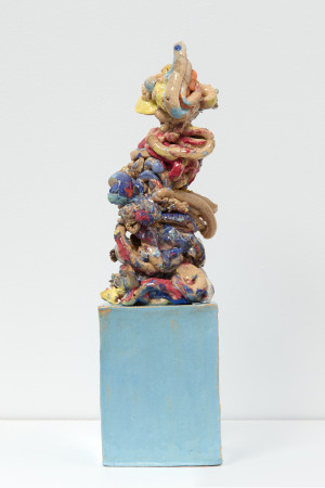 Thought #6 with a Blue Base and a Clown